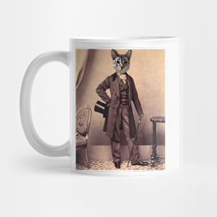 Sepia Copy of Elegant Man of Tabby Mug